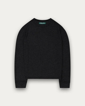 Men's Heathered Thermal Long Sleeve - Heather Black