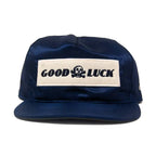 Good Luck Satin Snapback Navy