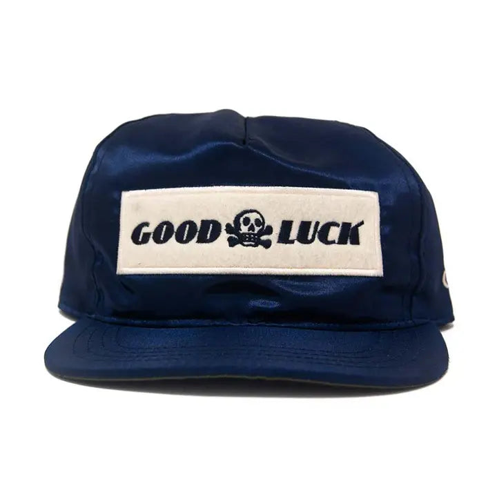 Good Luck Satin Snapback Navy