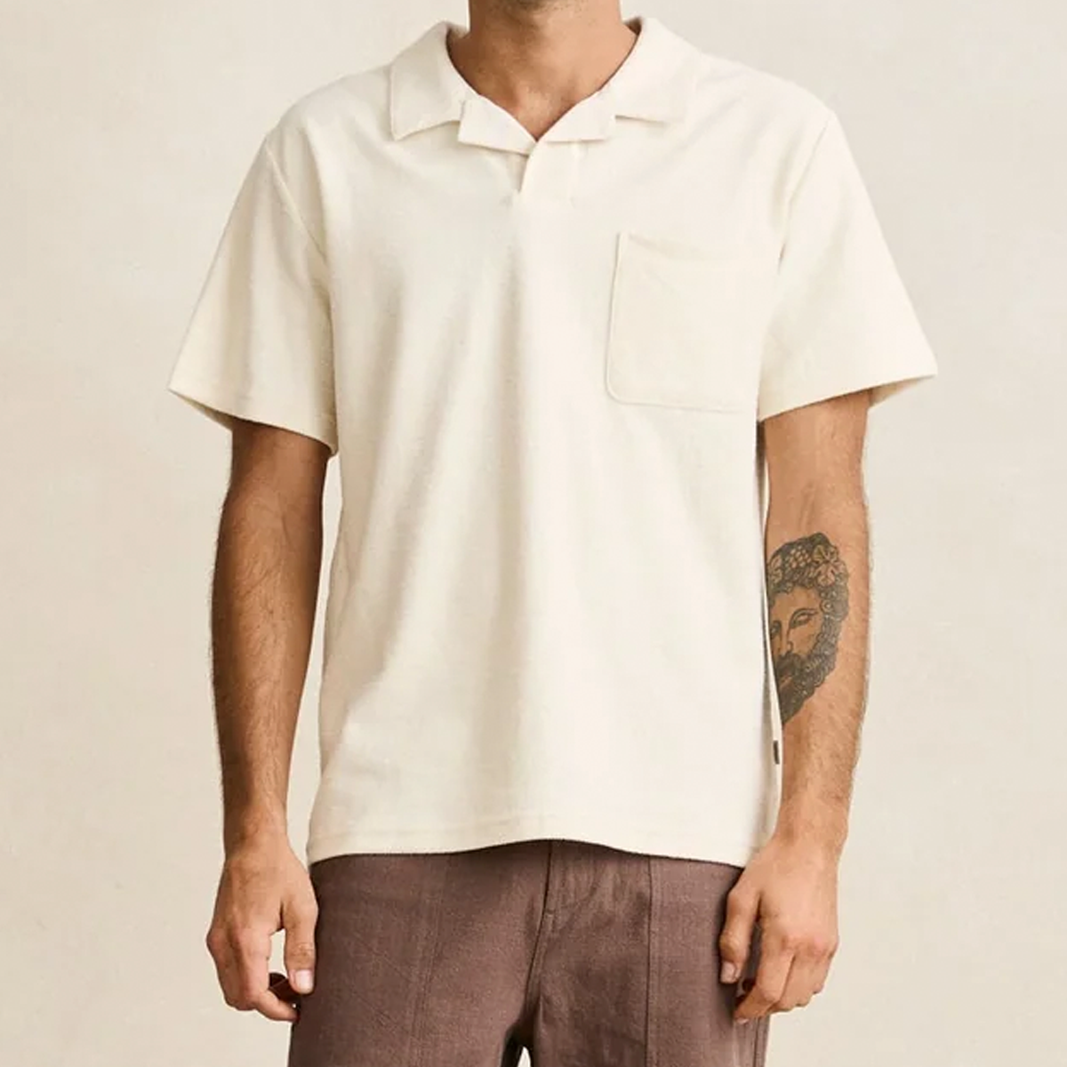 Rhythm Men's Vintage Terry Polo