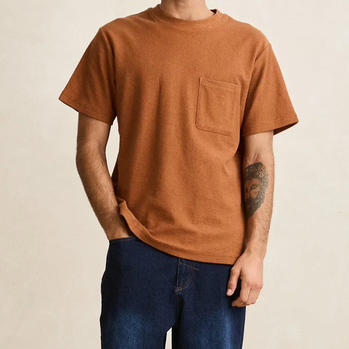 Rhythm Men's Vintage Terry Short Sleeve Tee