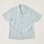 Rhythm Men's Seersucker Stripe Short Sleeve Shirt
