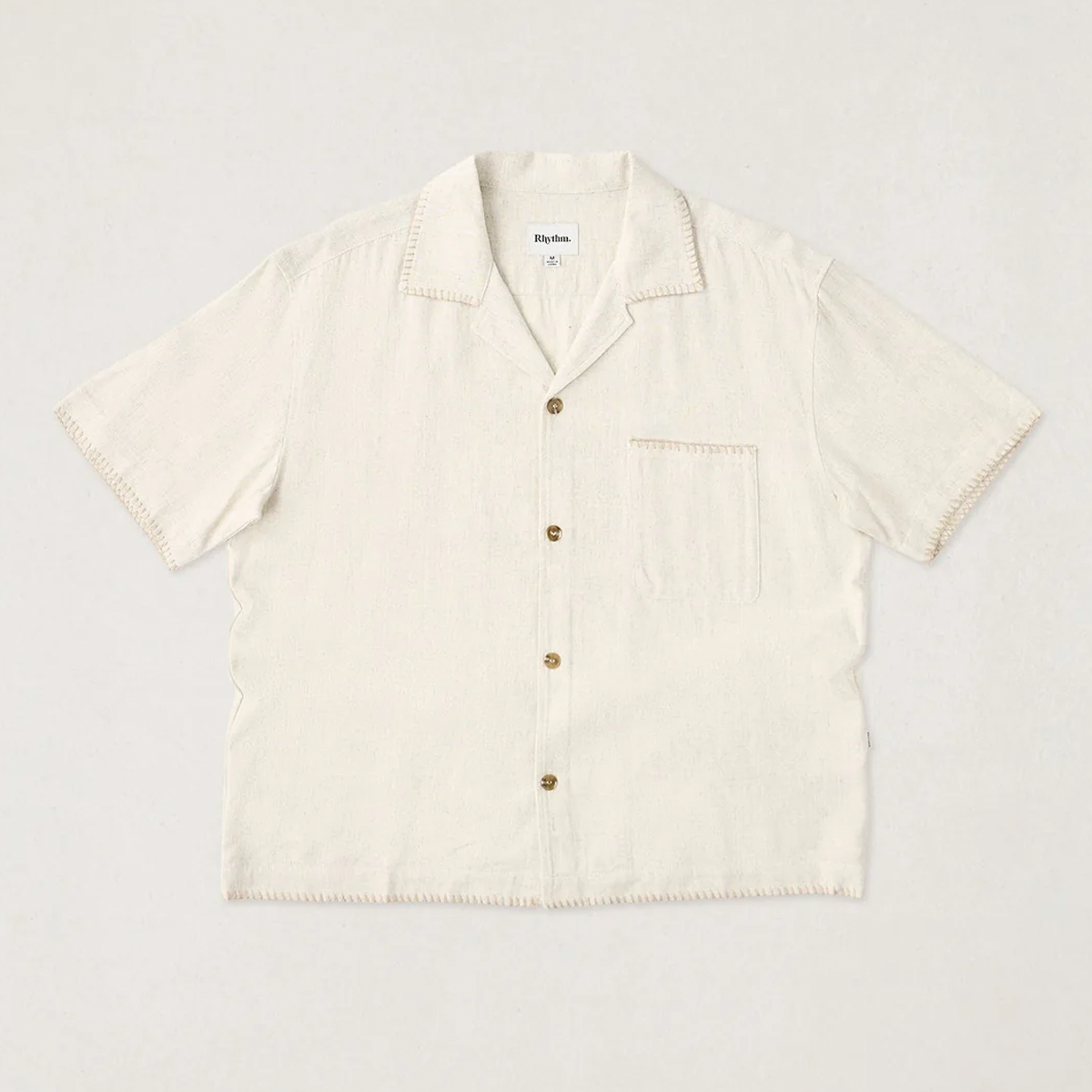 Rhythm Men's Relaxed Whip Stitch Short Sleeve Shirt