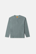 Vintage Terry Long Sleeve Henley