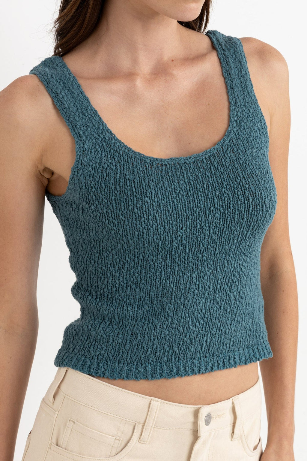 Adele Scoop Neck Knit Top