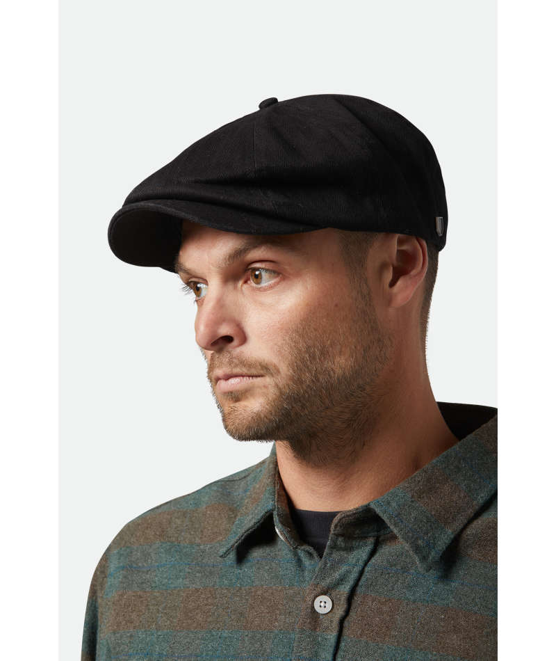 Brixton Brood Snap Cap - Black