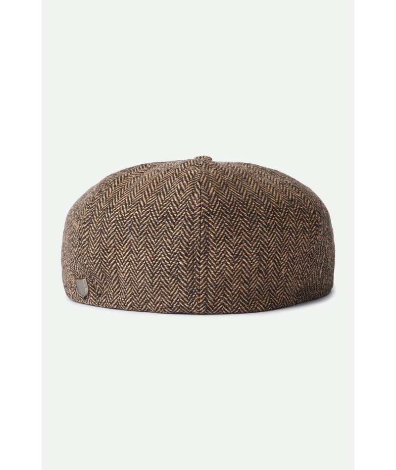 Brixton Brood Snap Cap - Brown/Khaki