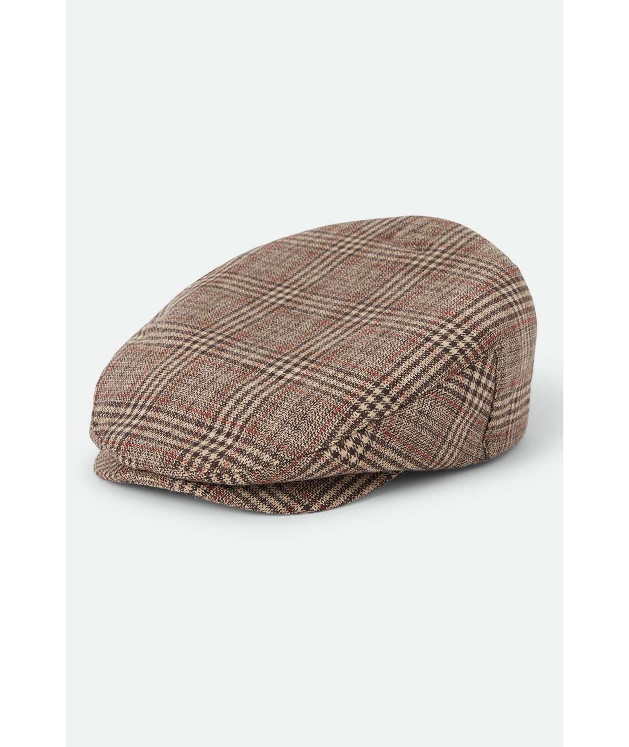 Brixton Hooligan Snap Cap - Brown/Tan/Red Plaid