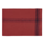 Rothco Striped Outdoor Wool Blanket - Red and Navy Blue