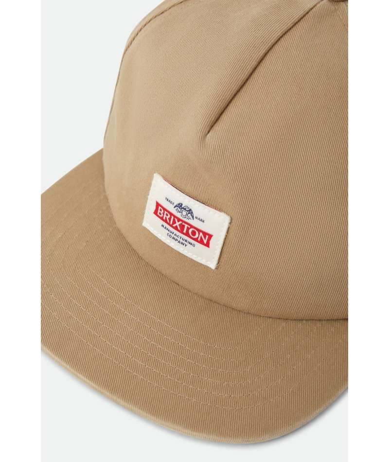 Brixton Trademark Snapback - British Khaki