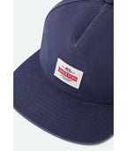 Brixton Trademark Snapback - Washed Navy