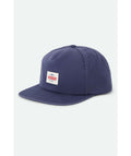 Brixton Trademark Snapback - Washed Navy