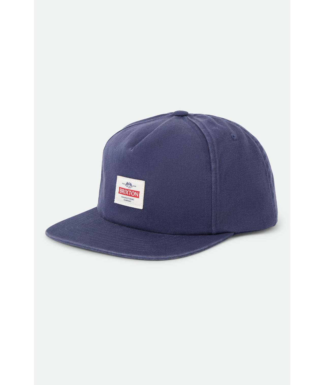 Brixton Trademark Snapback - Washed Navy