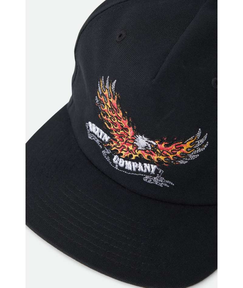 Brixton Blazing Snapback - Black