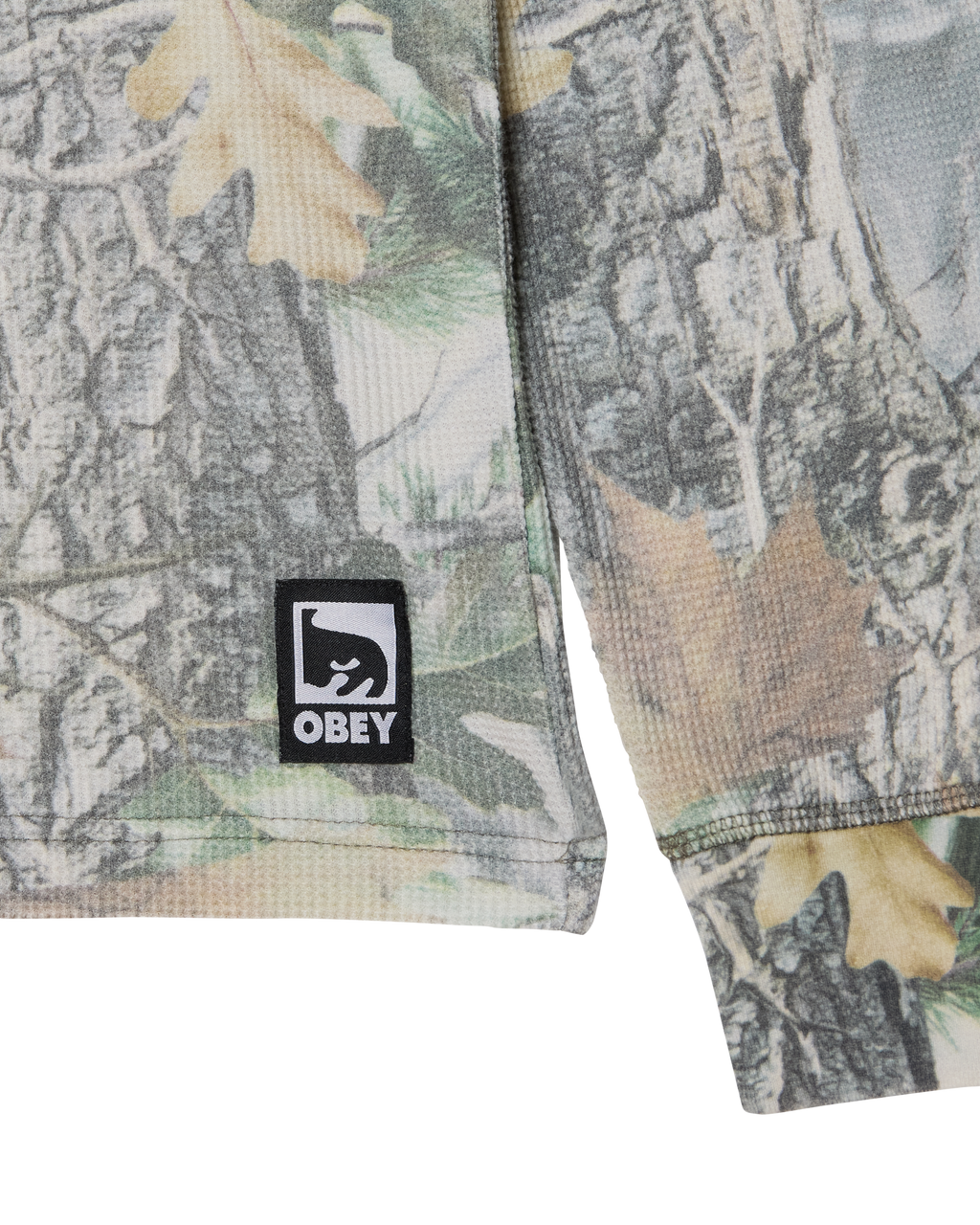 Men's Obey Post Thermal - Dusty Vintage Wood Camo