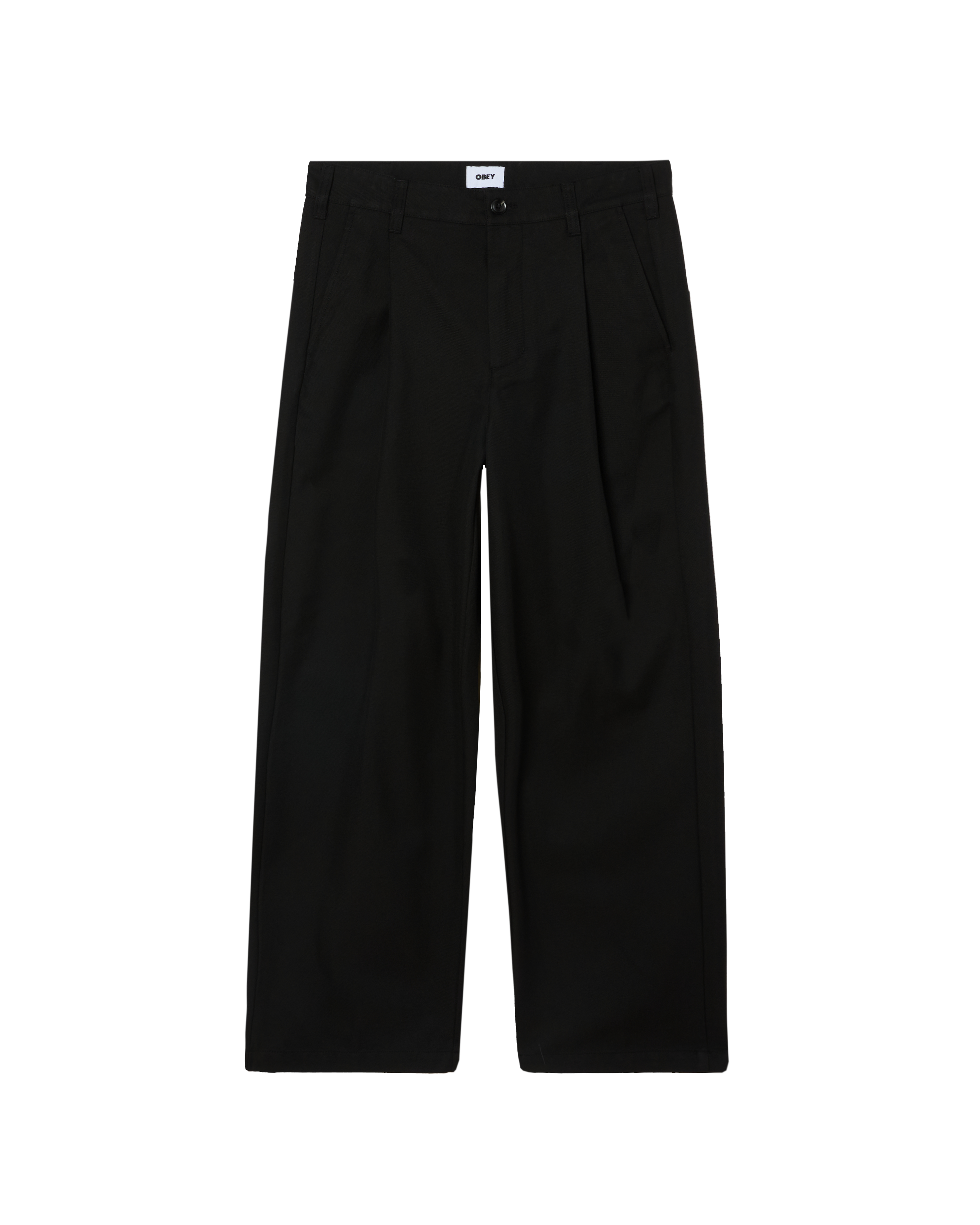 Men's Dean Pleated Pant - Black