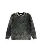 Men's Obey Spray Effect Sweater - Dark Black Multi