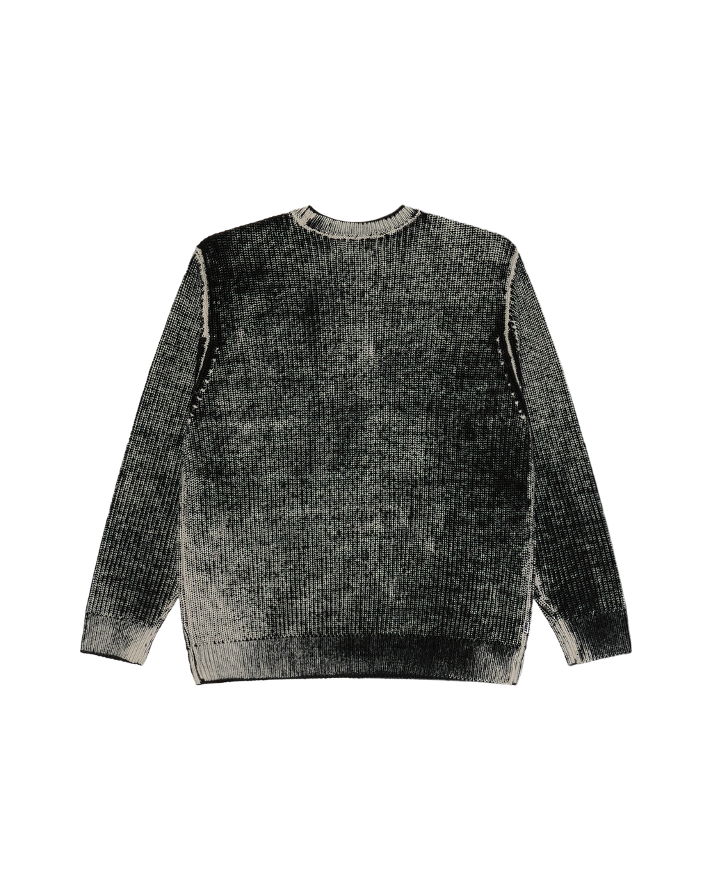 Men's Obey Spray Effect Sweater - Dark Black Multi