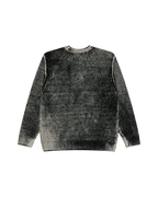 Men's Obey Spray Effect Sweater - Dark Black Multi