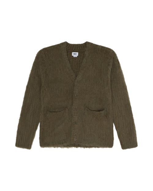 Men's Patron Cardigan - Tea Leaf