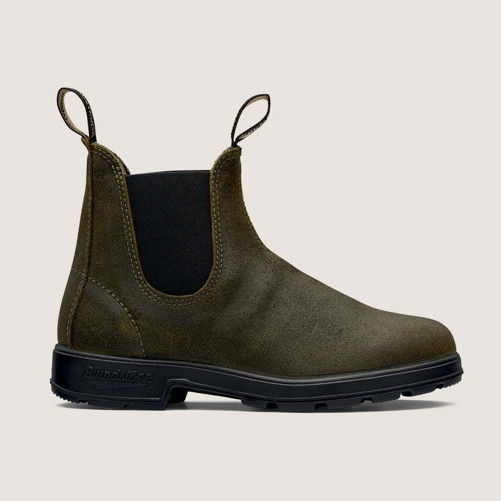 Original Suede Boots Waxed 1615 Dark Olive