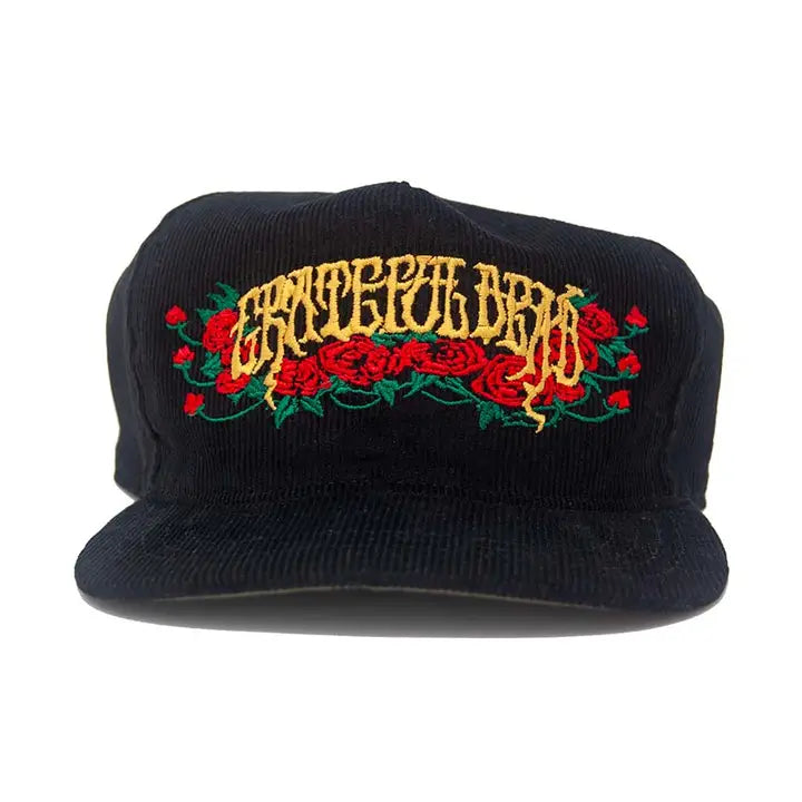 Ampal X Grateful Dead Roses Black Snapback