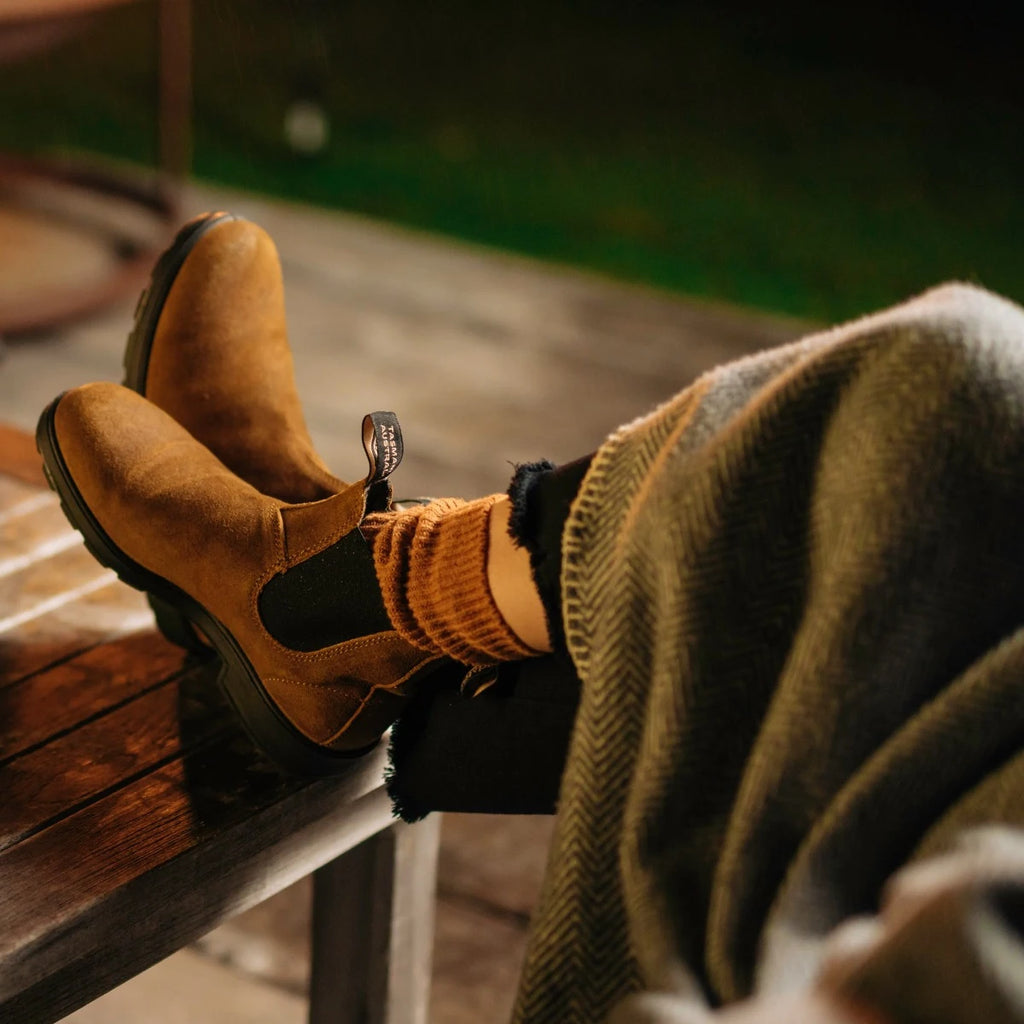 Original Suede Boots Waxed 1911 Tobacco