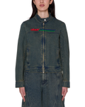 Women's Rove Moto Jacket - Yellow Tint Wash