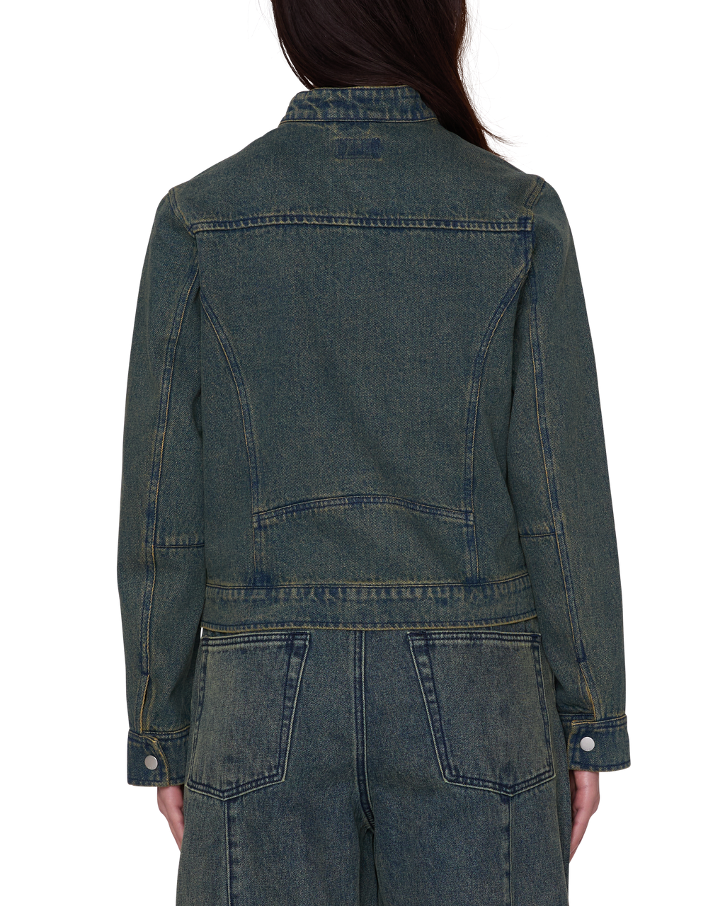 Women's Rove Moto Jacket - Yellow Tint Wash