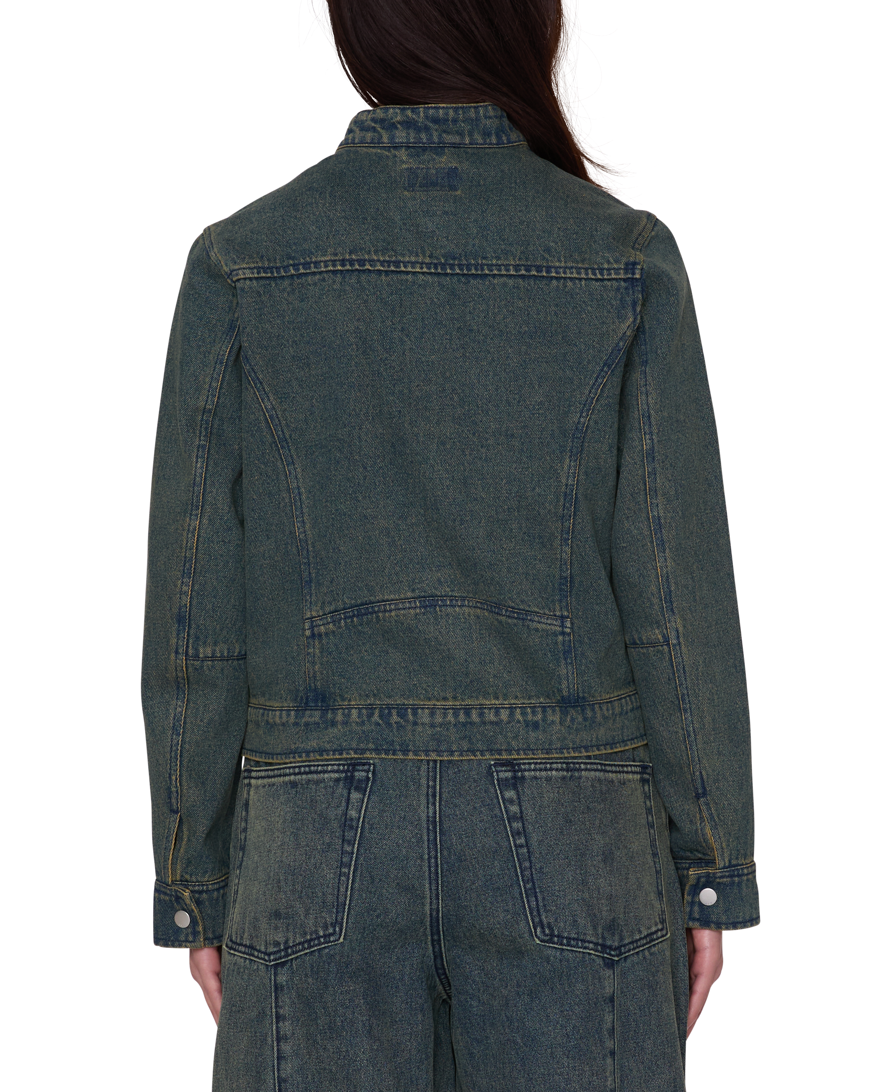 Women's Rove Moto Jacket - Yellow Tint Wash