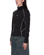 Women's Nalia Turtle Neck Top - Black