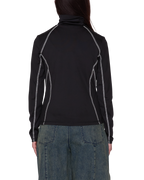 Women's Nalia Turtle Neck Top - Black