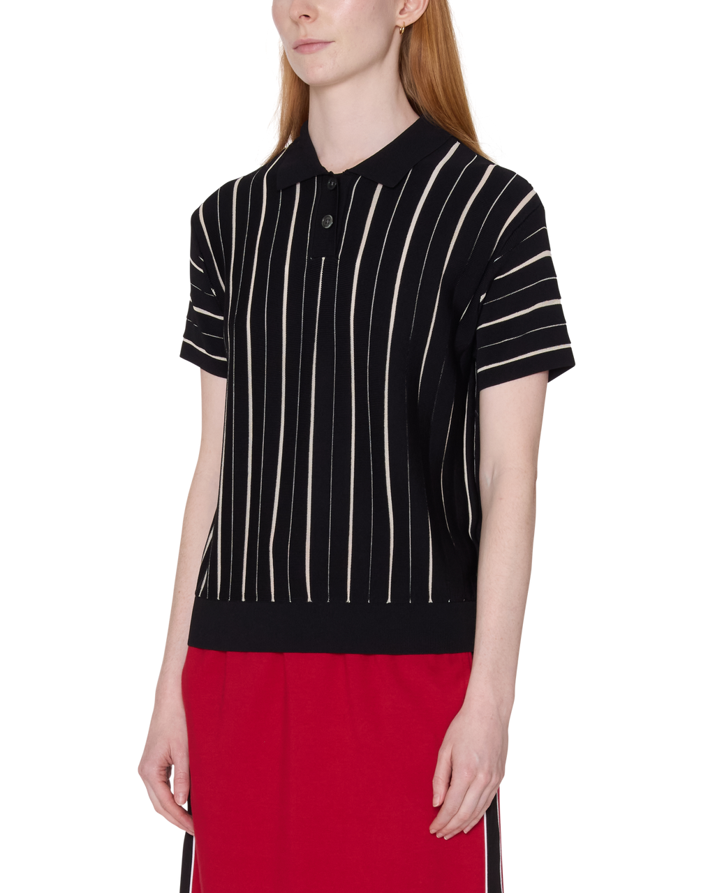 Arlo Stripe Polo Sweater