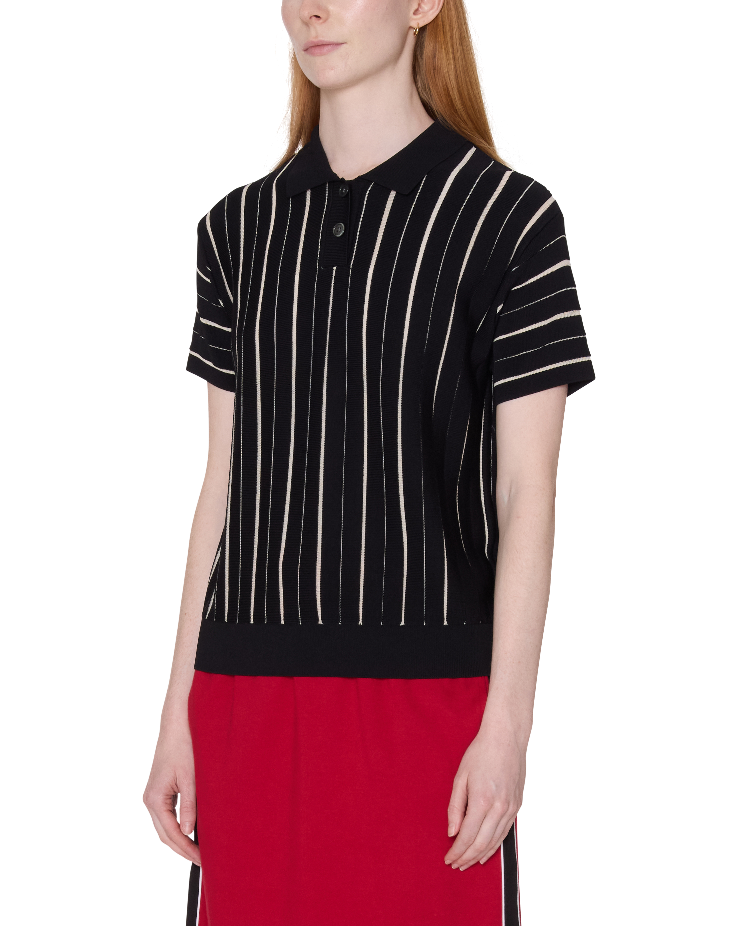 Arlo Stripe Polo Sweater