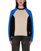 Women's Obey Angie Crew Sweater - Cream Multi