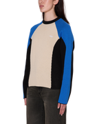 Women's Obey Angie Crew Sweater - Cream Multi