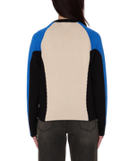 Women's Obey Angie Crew Sweater - Cream Multi