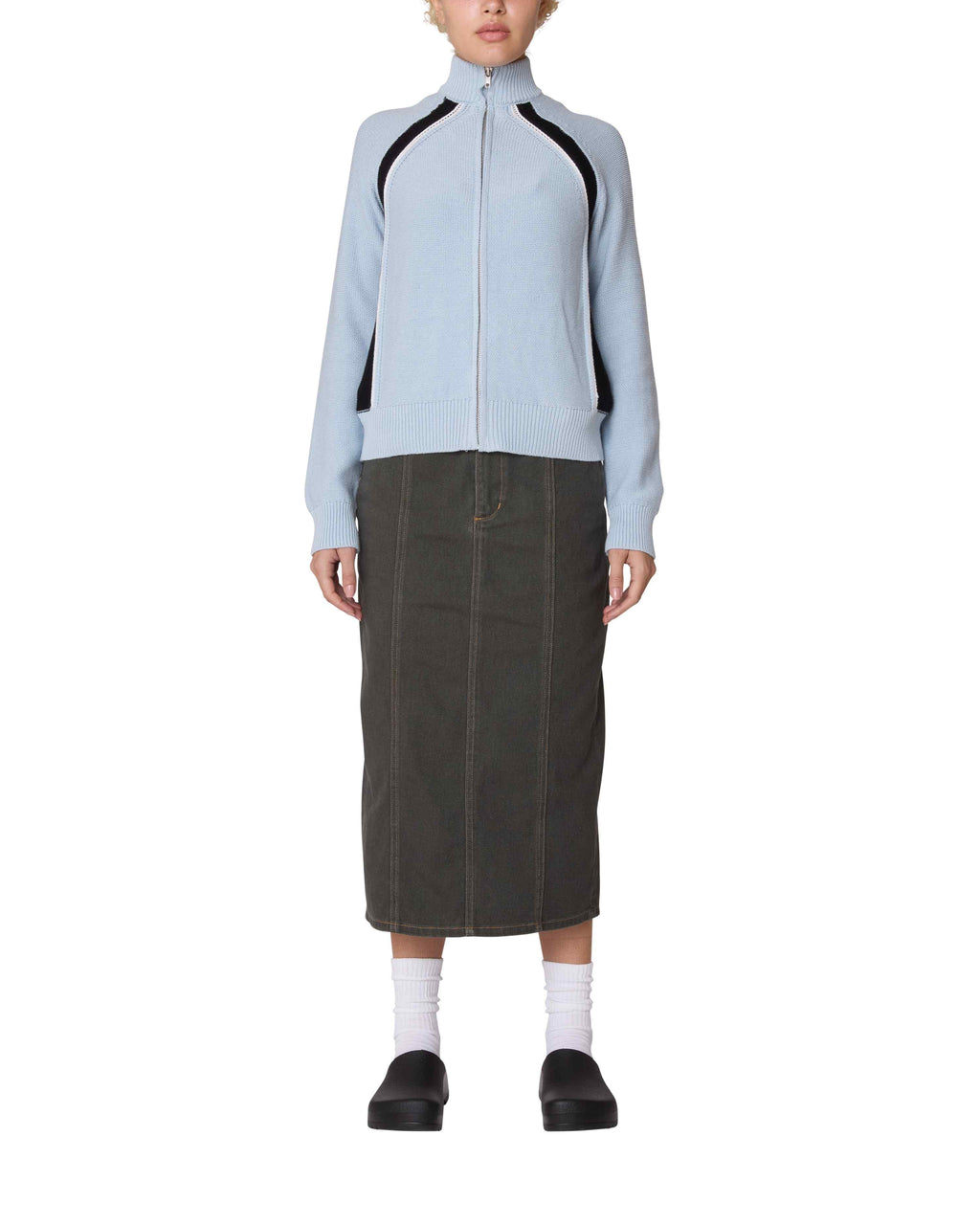 Women's Obey Lizzie Zip Mock Sweater
