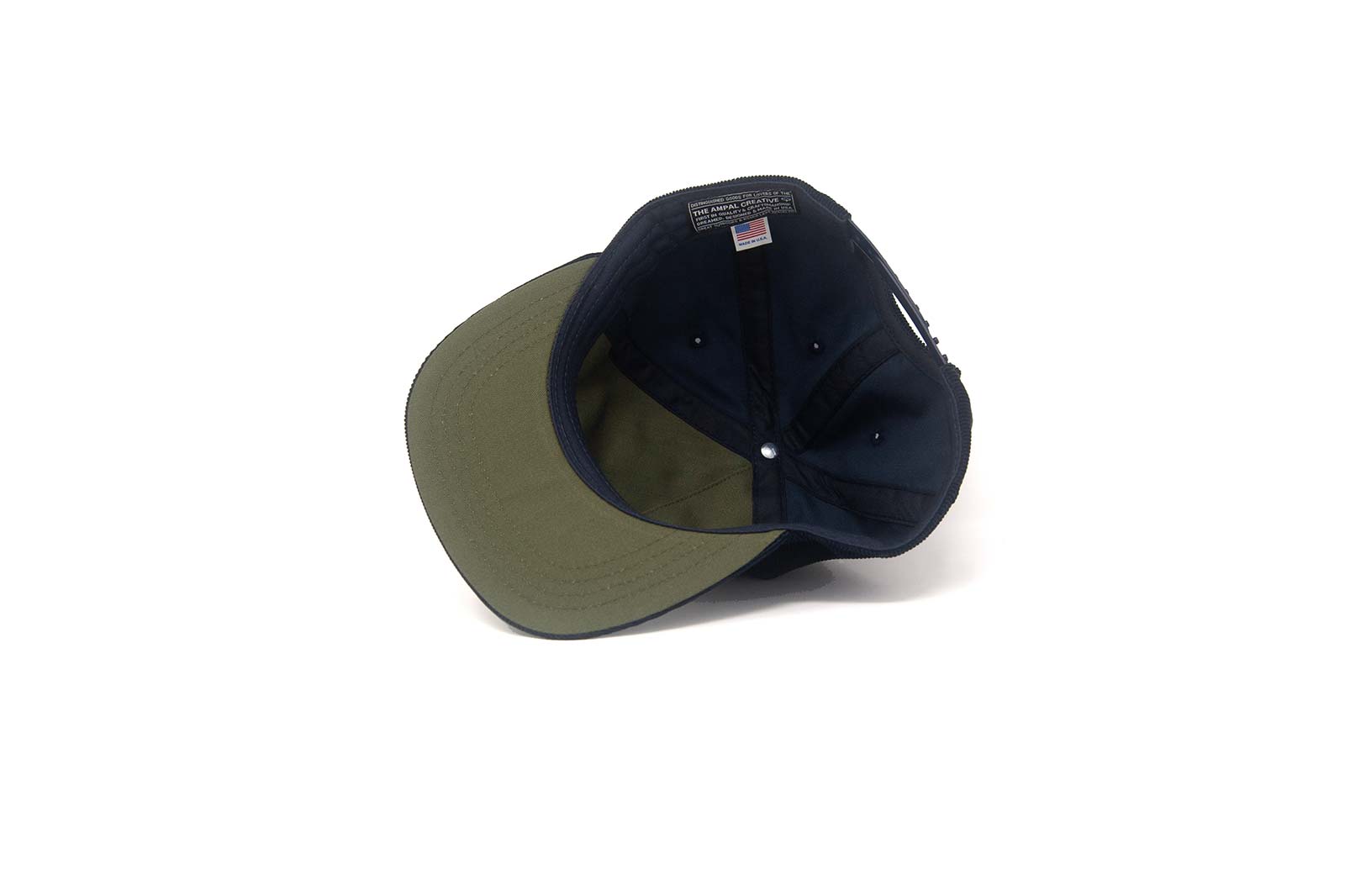 The Skull Navy Snapback Cap