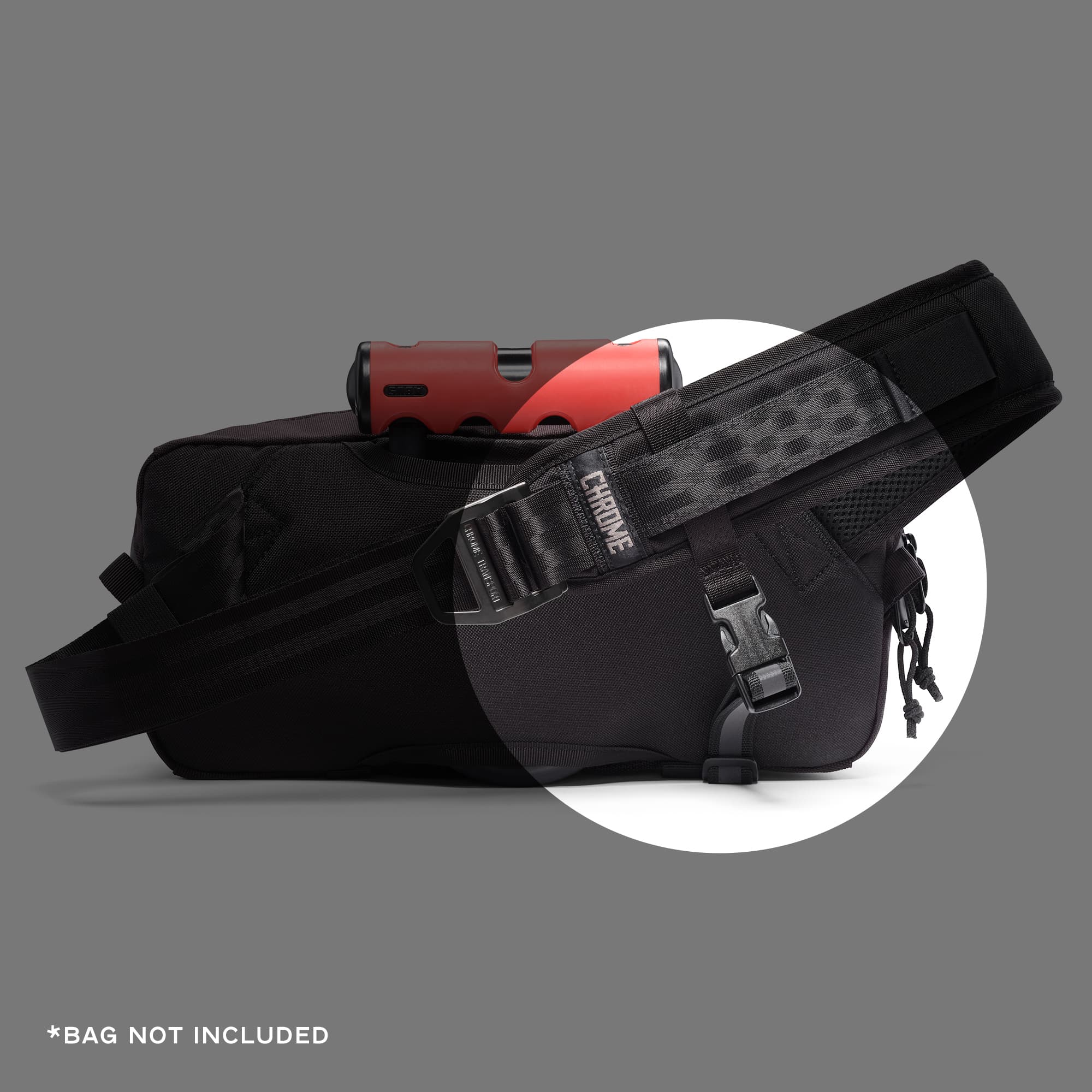 Chrome Mini Kadet Stabilizer Strap - Black