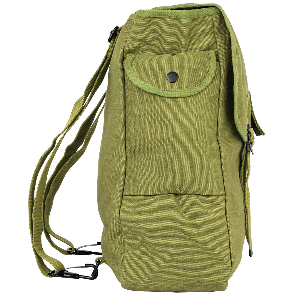 Canvas Musette Bag Large 15"