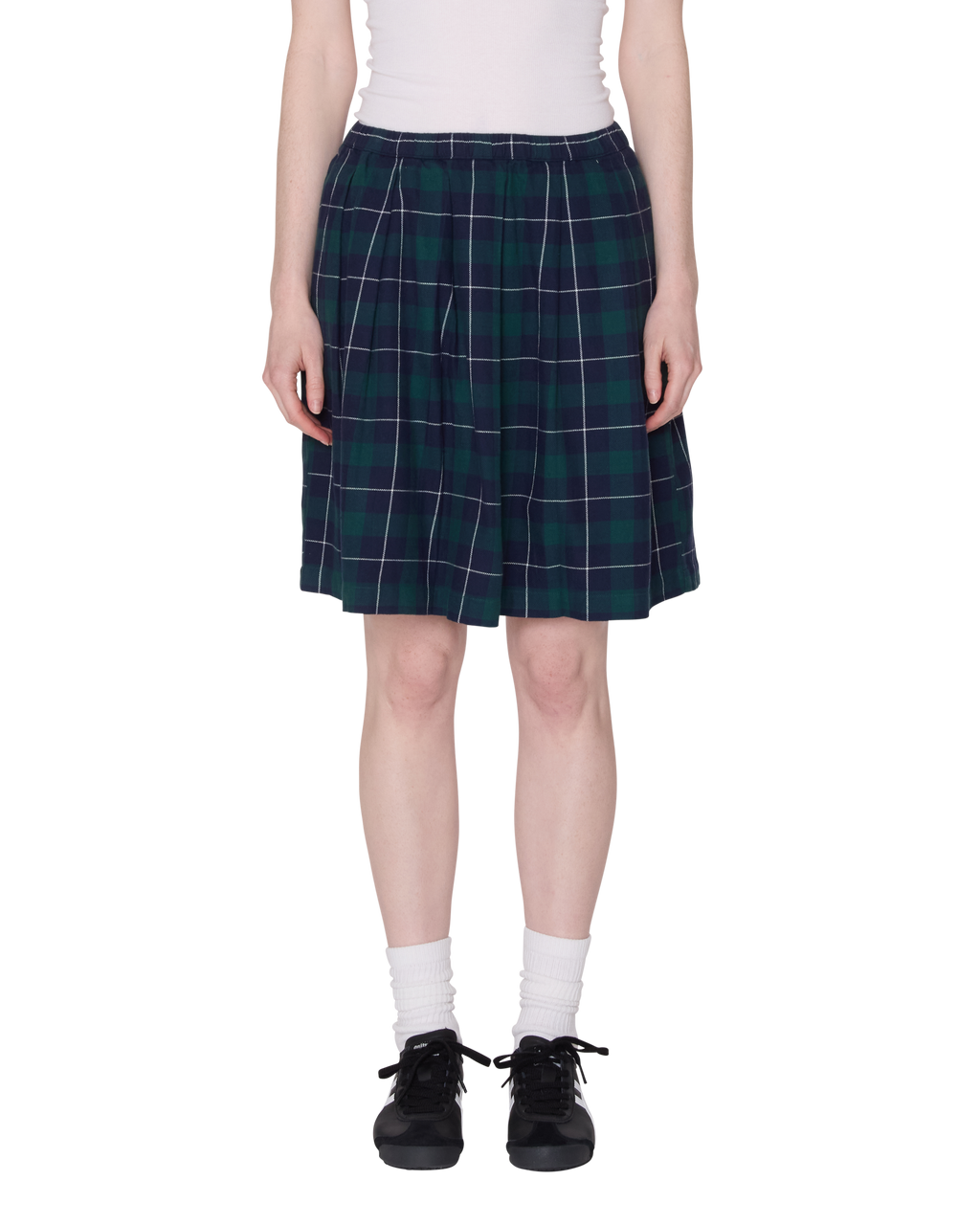 Shelly Plaid Pleated Skirt