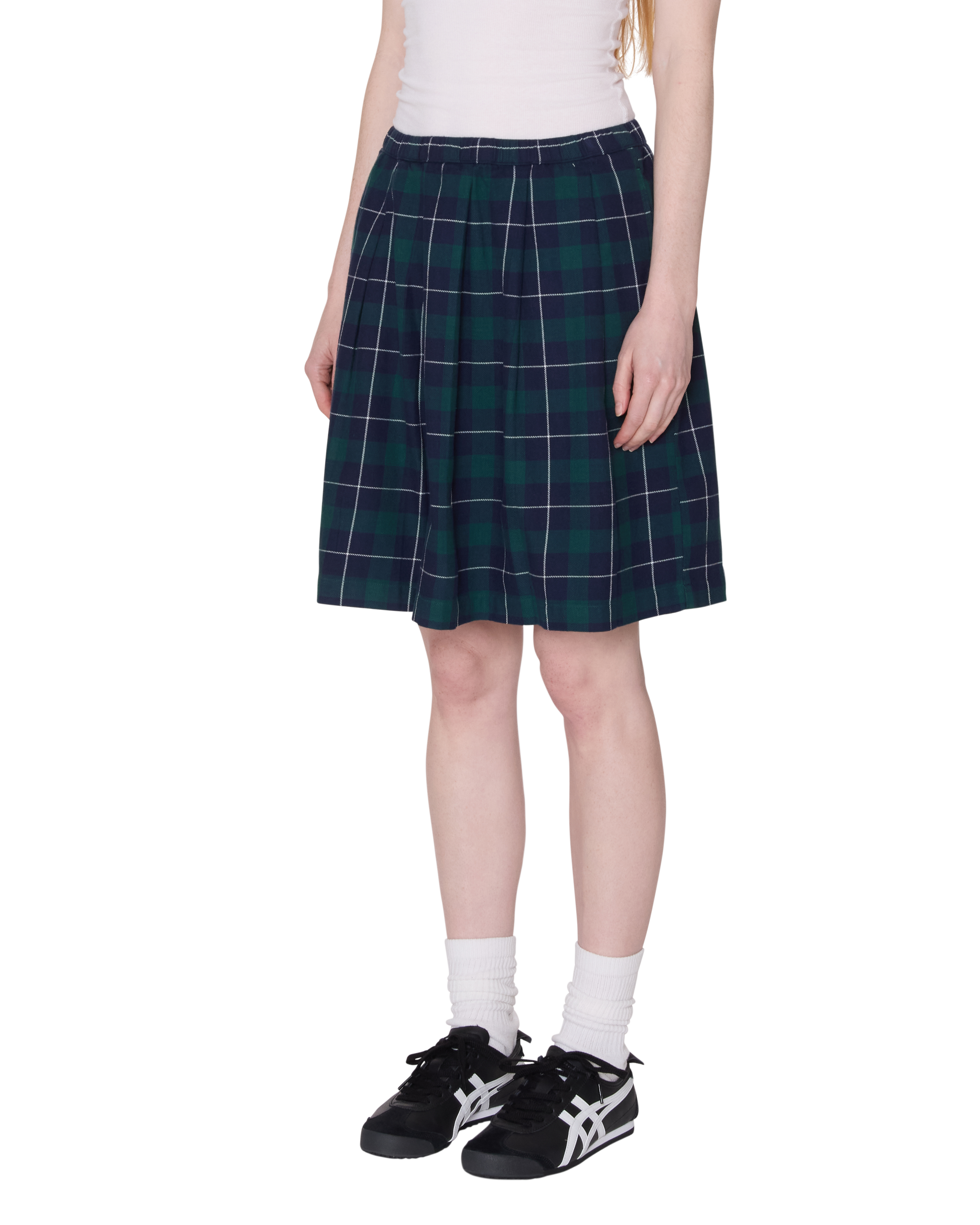 Shelly Plaid Pleated Skirt