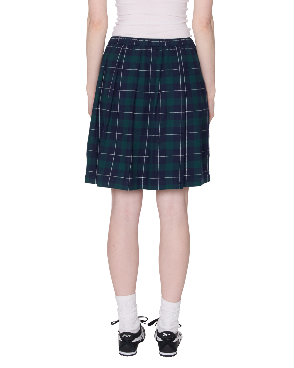 Shelly Plaid Pleated Skirt