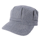 Rothco Hickory Striped Engineer Cap - Blue