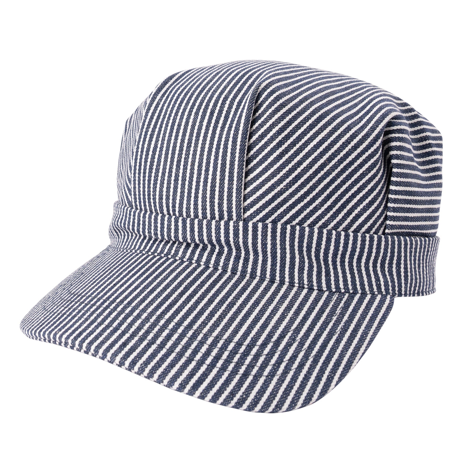 Rothco Hickory Striped Engineer Cap - Blue