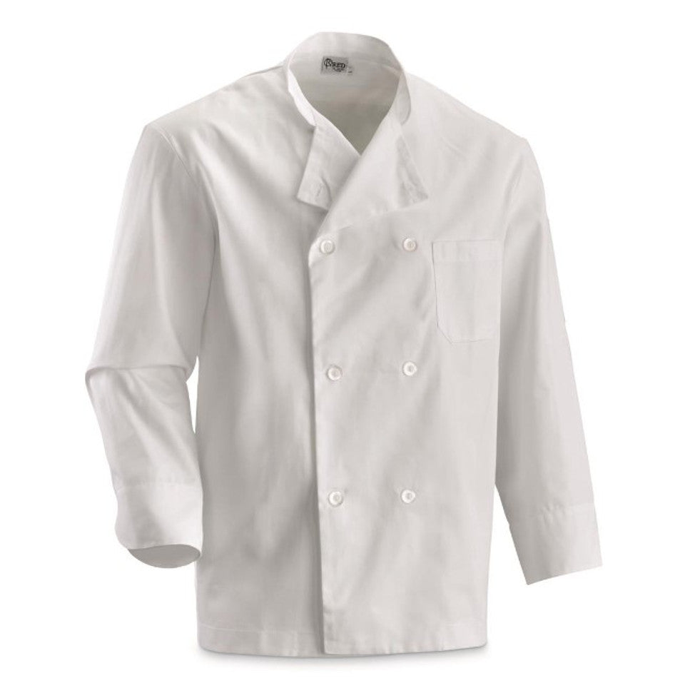 US Gi White Cook'S Jacket Used