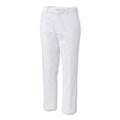 German White Work Pants W/Metal Buttons & Zipper Fly Used