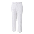 German White Work Pants W/Plastic Buttons & Zipper Fly Used