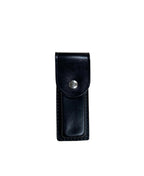 Italian Police Black Leather Pistol Mag Pouch - New